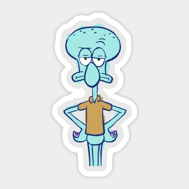 Not Impressed Sticker by randamuART